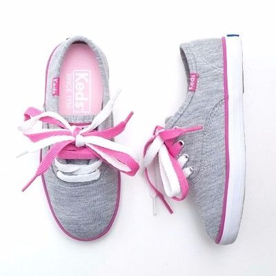Tenis-Keds-Champion-Kids-Jersey-Cinza