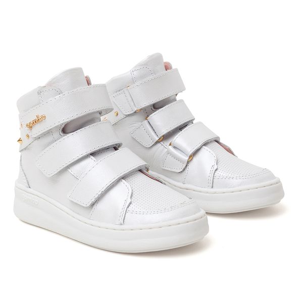 bota branca infantil