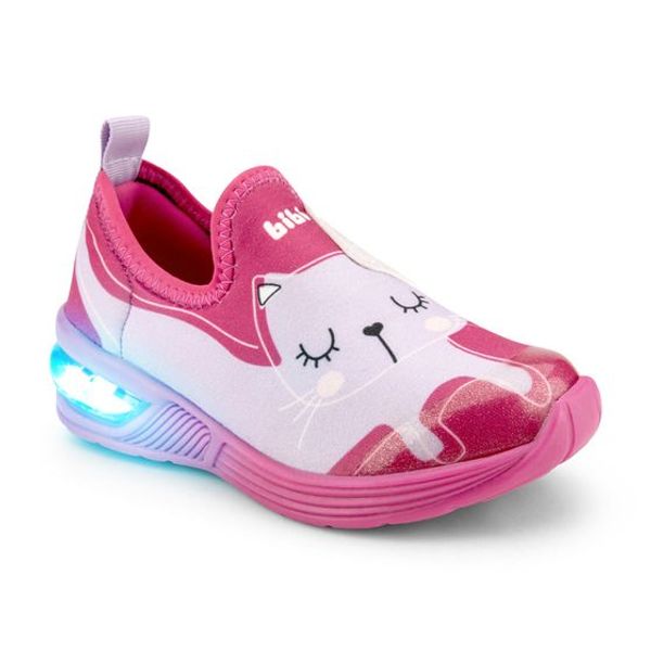 Tênis Infantil Bibi de Luz Space Wave Rosa Pink Gatinho - laranjeiras -  mobile