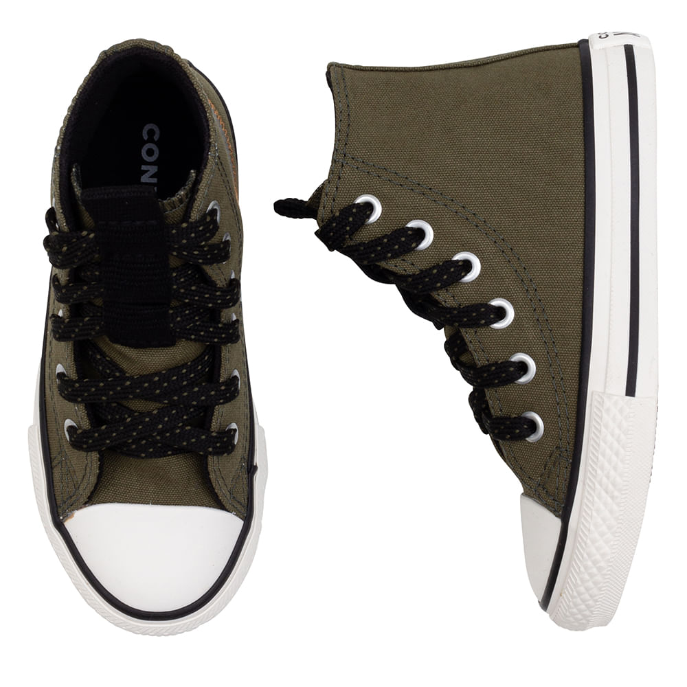 Tênis Converse All Star Cano Alto Verde Militar