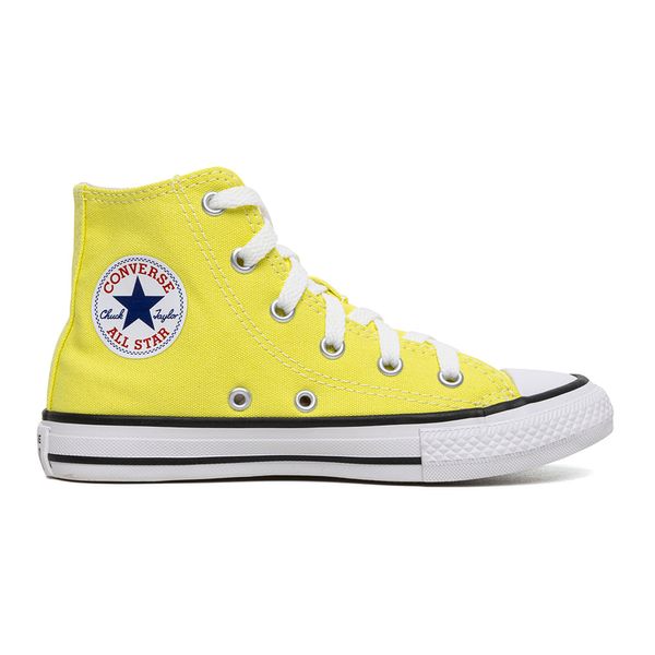 Tênis Infantil Unissex Converse All Star Cano Alto Amarelo