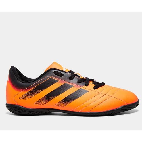 tenis-futsal-adidas-rabisco-laranja