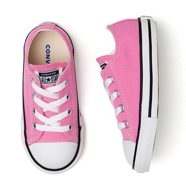 Star Rosa Tenis All Star Infantil Feminino Com Velcro Chuck Taylor
