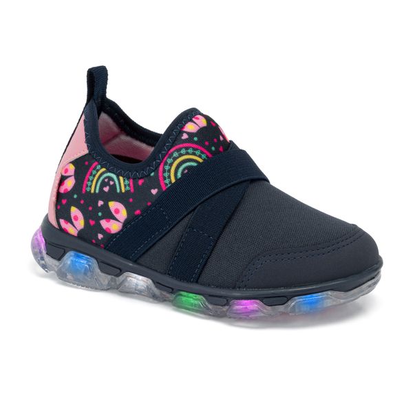 Tenis_Infantil_Klin_Color_Light_Azul_Marinho_e_Rosa