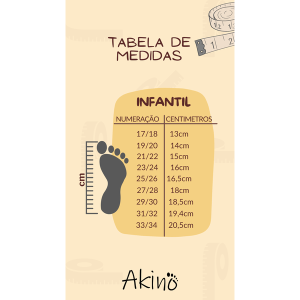 tabela-de-medidas-akino-neoprene-infantil-antiderrapante