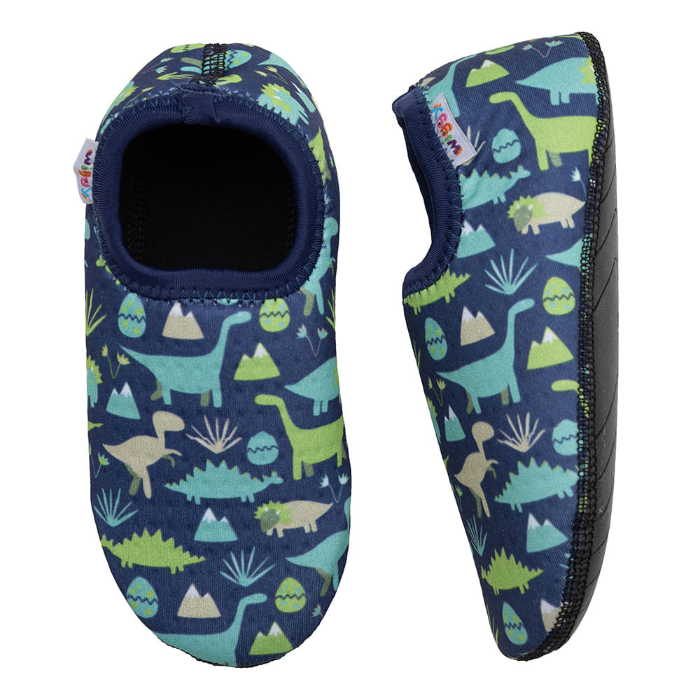 Sapatilha Neoprene Wiggy Floresta do Dino Laranjeiras Kids