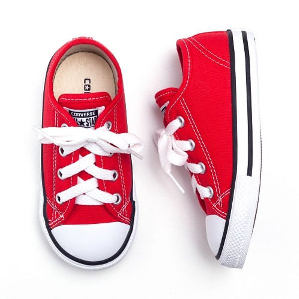 Baby All Star Botinha Vermelho Infantil Tênis Infantil Converse
