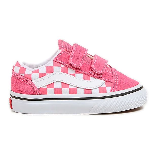 Tênis Infantil Vans Old Skool V Rosa Xadrez Original 18 ao 25